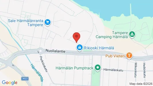 Apartments for rent i Tampere Eteläinen - kort over placeringen