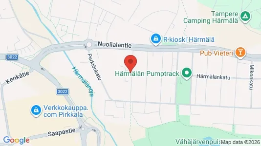 Apartments for rent i Tampere Eteläinen - kort over placeringen