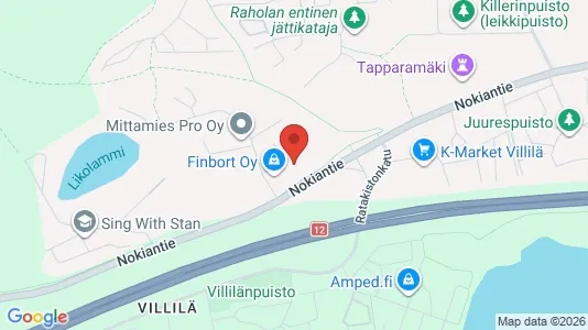 Apartments for rent i Tampere Lounainen - kort over placeringen