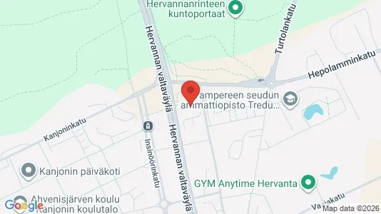 Apartments for rent i Tampere Kaakkoinen - kort over placeringen