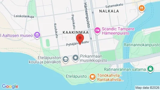 Apartments for rent i Tampere Keskinen - kort over placeringen