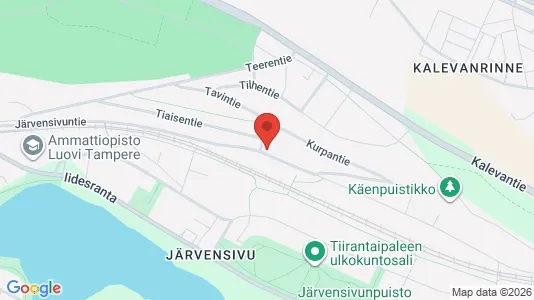 Apartments for rent i Tampere Keskinen - kort over placeringen