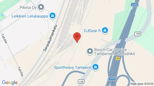 Apartments for rent i Tampere Eteläinen - kort over placeringen