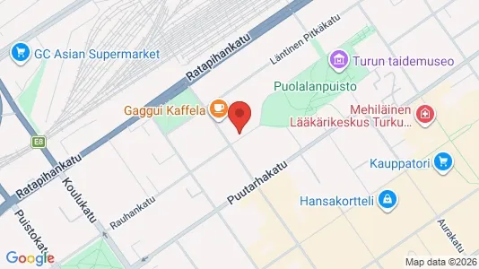Apartments for rent i Turku - kort over placeringen