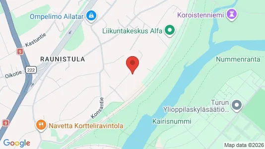 Apartments for rent i Turku - kort over placeringen