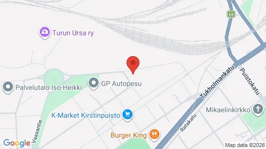 Apartments for rent i Turku - kort over placeringen