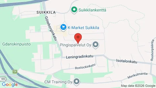 Apartments for rent i Turku - kort over placeringen