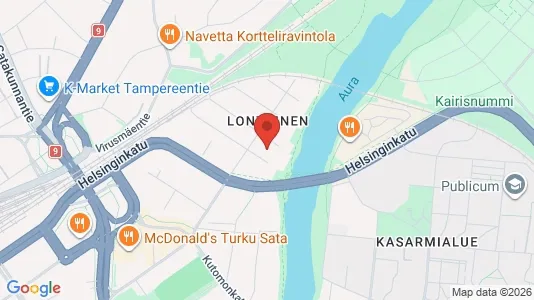 Apartments for rent i Turku - kort over placeringen