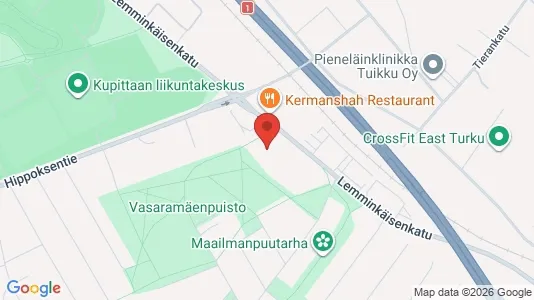 Apartments for rent i Turku - kort over placeringen