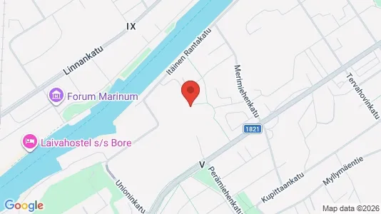 Apartments for rent i Turku - kort over placeringen