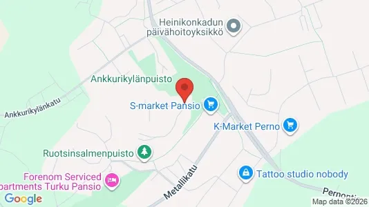 Apartments for rent i Turku - kort over placeringen