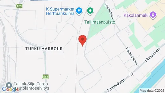Apartments for rent i Turku - kort over placeringen