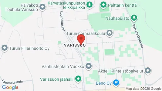 Apartments for rent i Turku - kort over placeringen