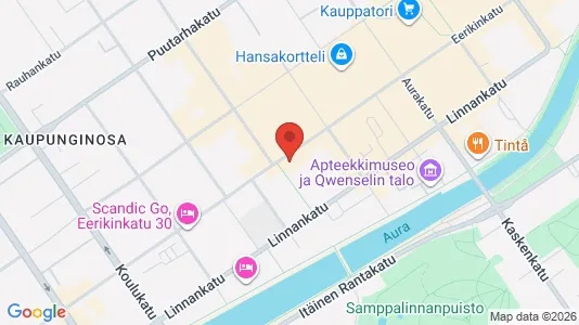 Apartments for rent i Turku - kort over placeringen
