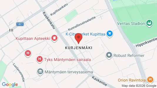 Apartments for rent i Turku - kort over placeringen