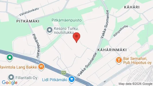 Apartments for rent i Turku - kort over placeringen