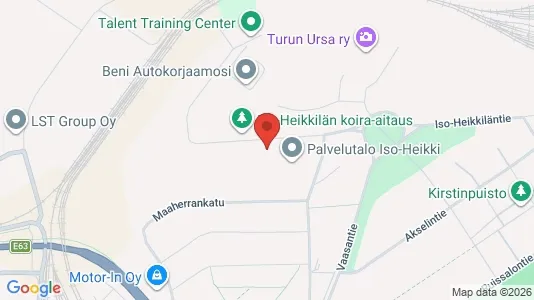 Apartments for rent i Turku - kort over placeringen