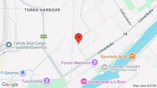 Apartments for rent i Turku - kort over placeringen