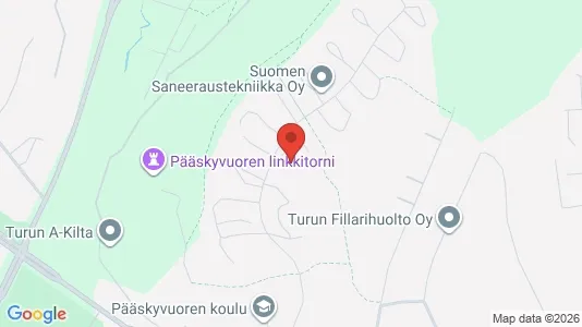 Apartments for rent i Turku - kort over placeringen