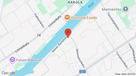 Apartments for rent i Turku - kort over placeringen