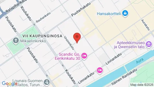 Apartments for rent i Turku - kort over placeringen