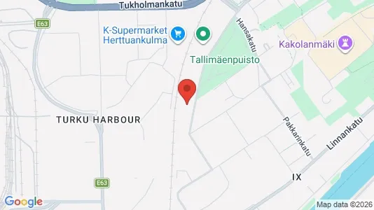 Apartments for rent i Turku - kort over placeringen