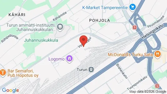 Apartments for rent i Turku - kort over placeringen