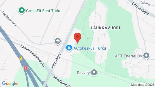 Apartments for rent i Turku - kort over placeringen
