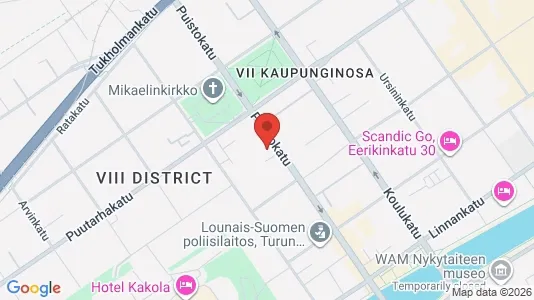 Apartments for rent i Turku - kort over placeringen