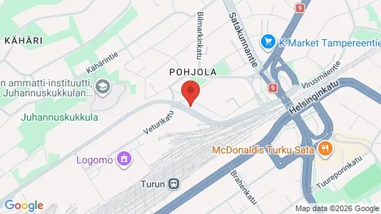 Apartments for rent i Turku - kort over placeringen