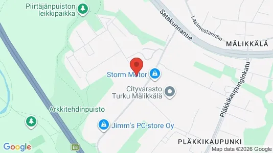 Apartments for rent i Turku - kort over placeringen