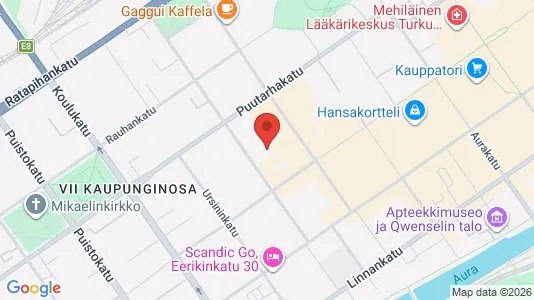 Apartments for rent i Turku - kort over placeringen