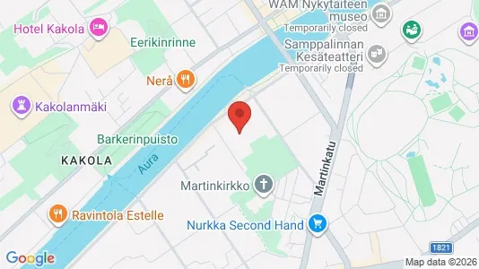 Apartments for rent i Turku - kort over placeringen