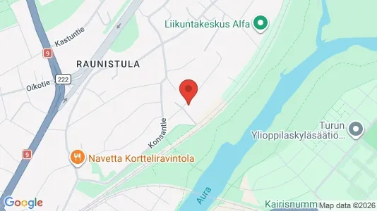 Apartments for rent i Turku - kort over placeringen