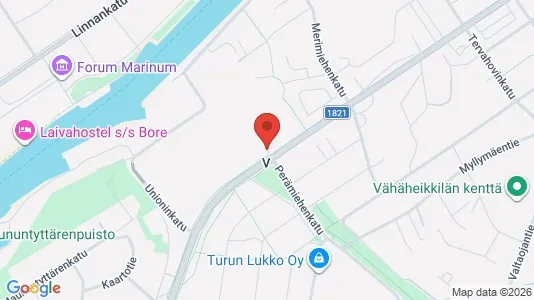Apartments for rent i Turku - kort over placeringen