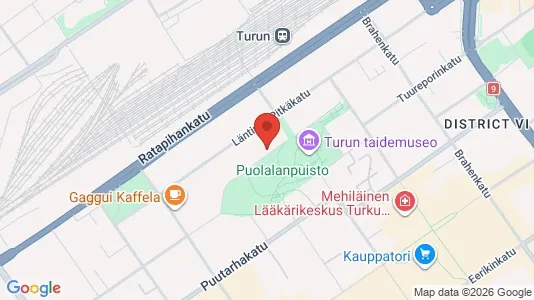 Apartments for rent i Turku - kort over placeringen