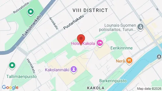 Apartments for rent i Turku - kort over placeringen