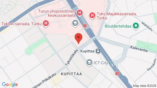 Apartments for rent i Turku - kort over placeringen