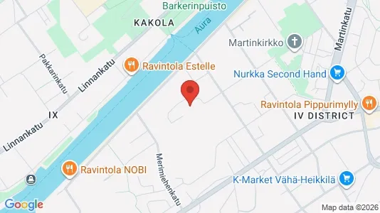 Apartments for rent i Turku - kort over placeringen
