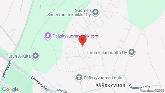 Apartments for rent i Turku - kort over placeringen