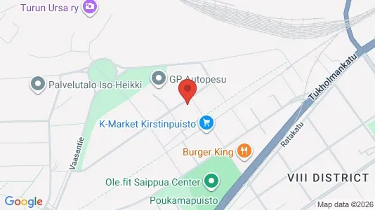 Apartments for rent i Turku - kort over placeringen