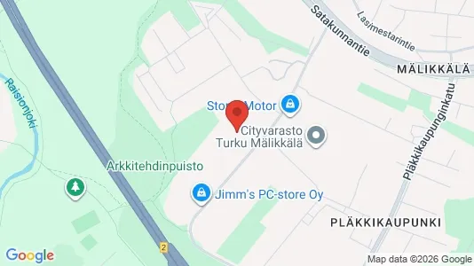 Apartments for rent i Turku - kort over placeringen
