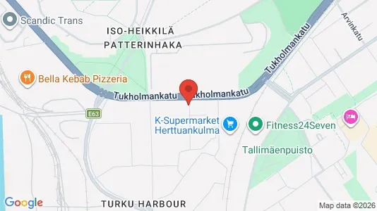 Apartments for rent i Turku - kort over placeringen