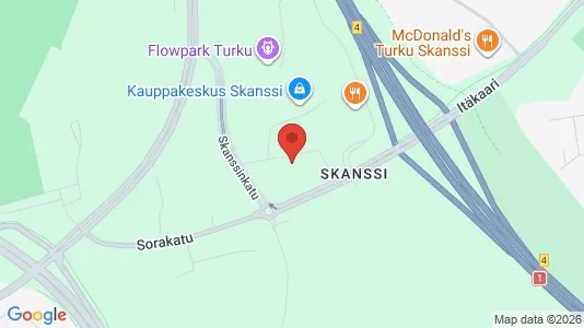Apartments for rent i Turku - kort over placeringen