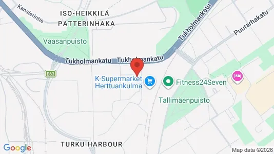 Apartments for rent i Turku - kort over placeringen