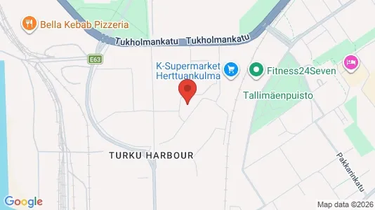 Apartments for rent i Turku - kort over placeringen