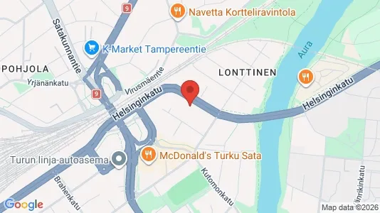 Apartments for rent i Turku - kort over placeringen