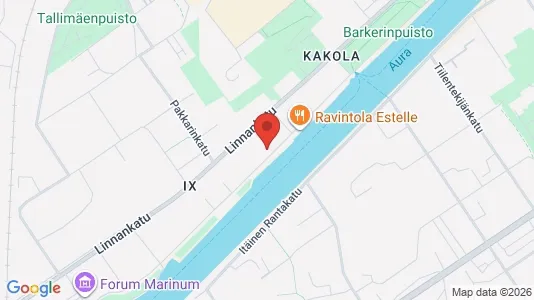 Apartments for rent i Turku - kort over placeringen