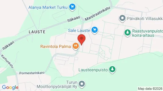 Apartments for rent i Turku - kort over placeringen