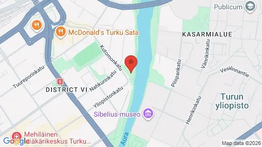 Apartments for rent i Turku - kort over placeringen